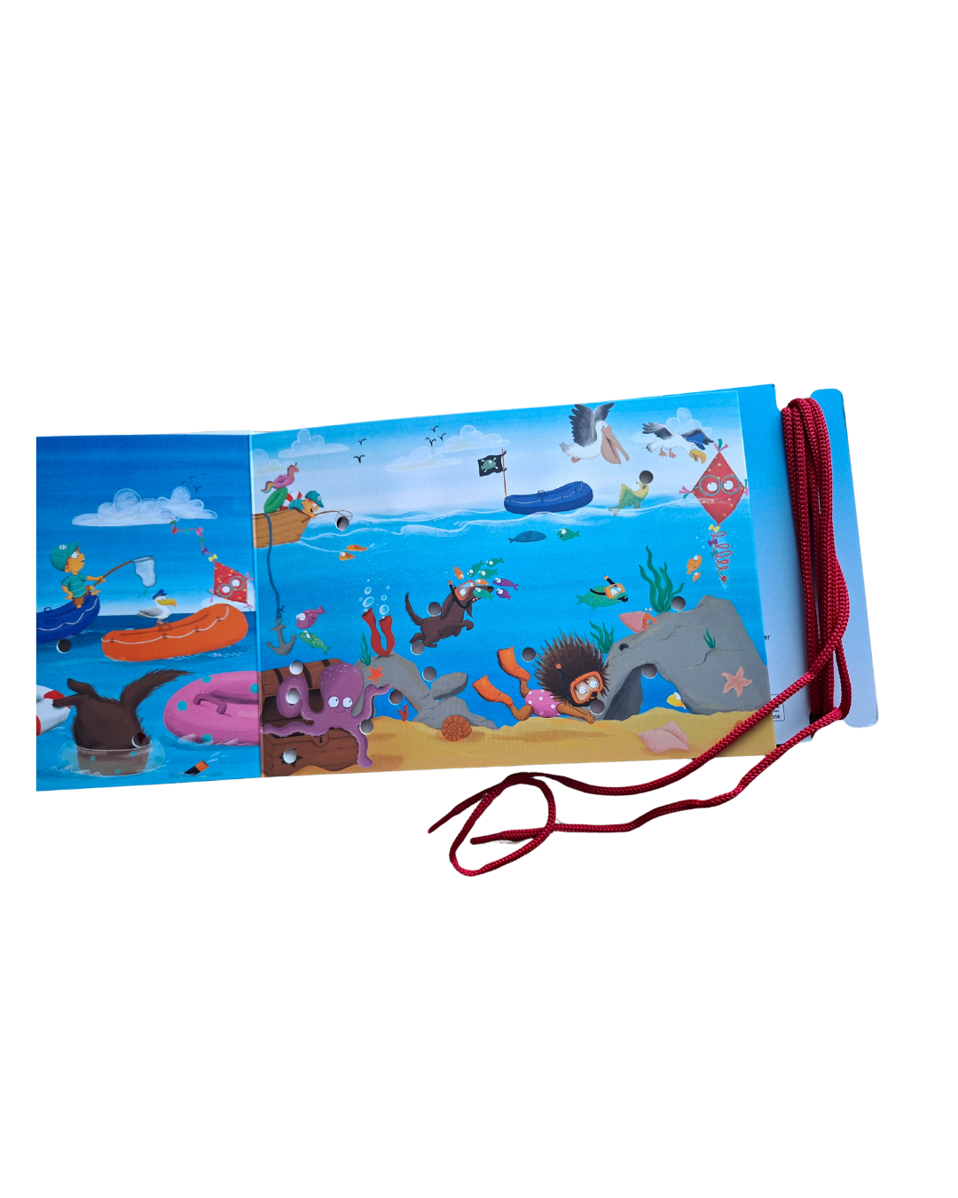 Mein Fädelbuch: Fang den Drachen