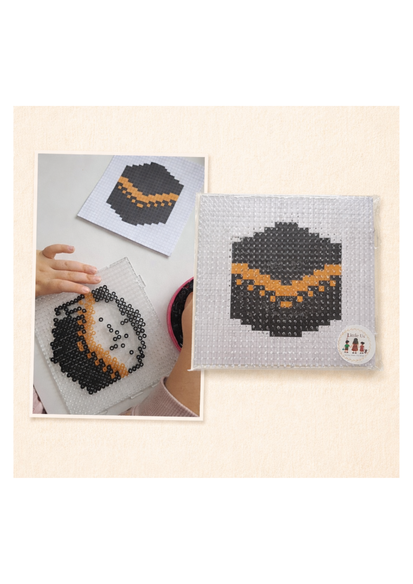 Bügelperlenset - Kabe