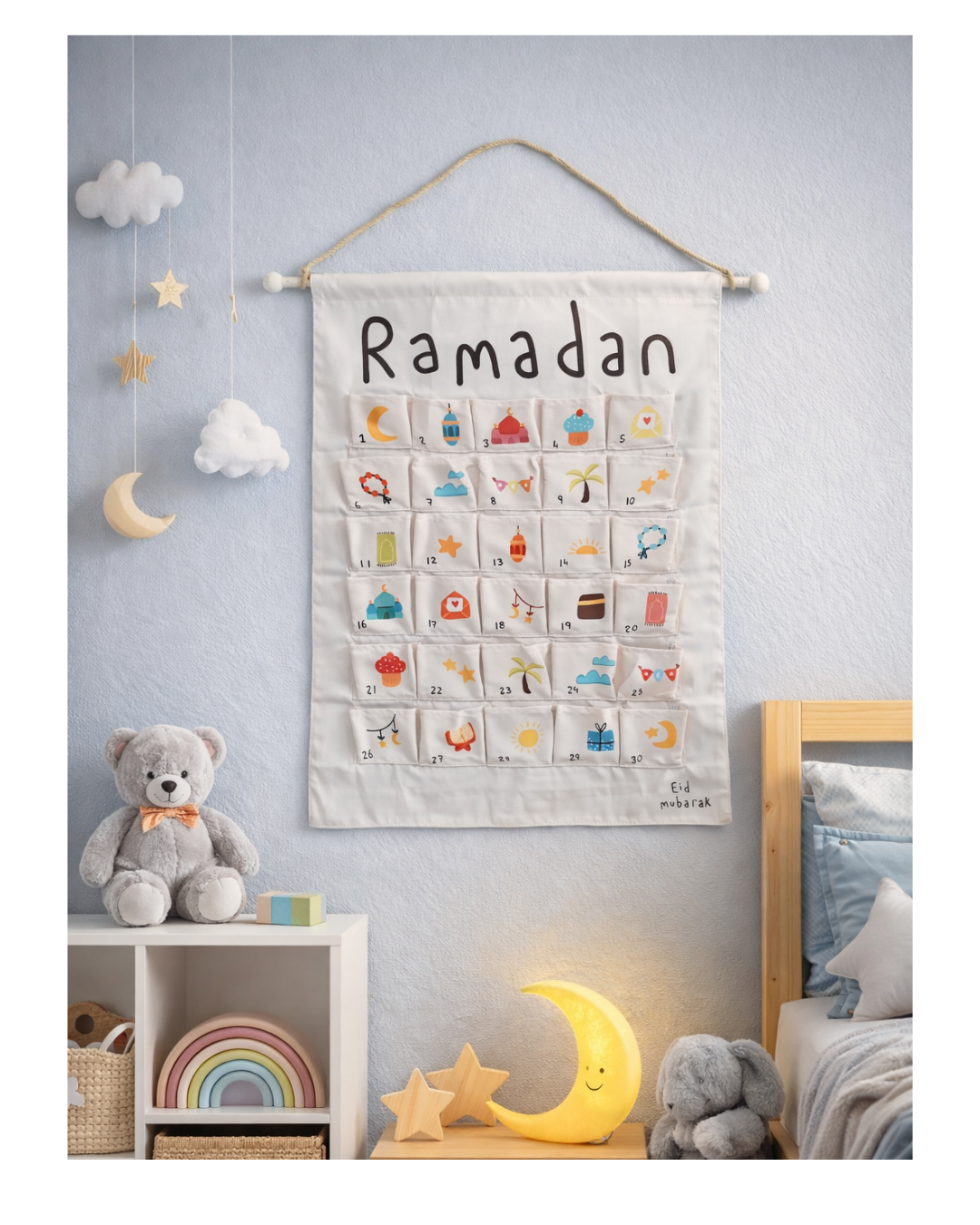 Ramadan Kalender aus Stoff